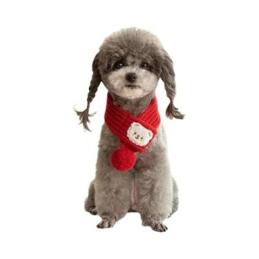 Imagem de Lenço de lã quente para animais, aniversário, natal, inverno - NONE, V