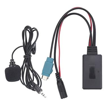 Imagem de Adaptador AUX Bluetooth para carro, rádio sem fio, Bluetooth, cabo AUX, microfone, adaptador de substituição para KCE-236B / CDA-9852 / E