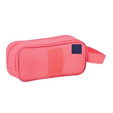 Imagem de Necessaire Estojo Case Organizador para Viagem Escolar Unica Cor:Azul