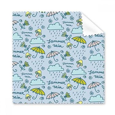 Imagem de Guarda-chuva cogumelo nuvem pano de limpeza de flor de chuva, 5 peças