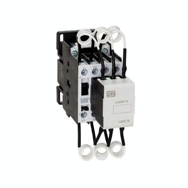 Imagem de Contator CWMC9-10-30X26 P/ Capacitor 6KVAR 220v WEG