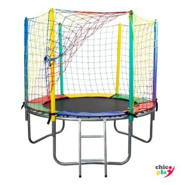 Imagem de Cama Elástica de 1,83m Lona Preta Importada Sem Emenda ChicoPlay