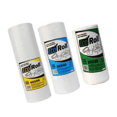 Imagem de Kit 7,6Kg Bobina Saco Picotada Misto 20x35 30x40 40x60 3 Bb