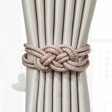 Imagem de Pçs/conjunto Cortina Magnética Fivela Fivela Retenções Clipe Magnético Para Cortina Rod Tie Backs Cintos Pendurados Corda Acessórios Acessórios Cortina Decoração do Quarto, w, 47cm