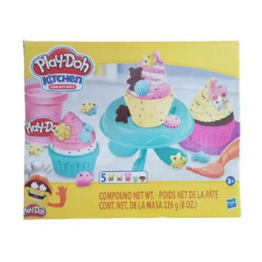 Imagem de Massinha Play Doh Kitchen Creation Cupcake Colorido E7253 - Hasbro