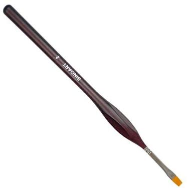 Imagem de Pincel Sinoart SFB0192 02 Chato, Sinoart, SFB01922, Madeira