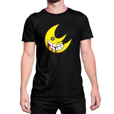 Imagem de Camiseta T-Shirt Sol Lua Sorridente Sangrando Algodão - Store Seven