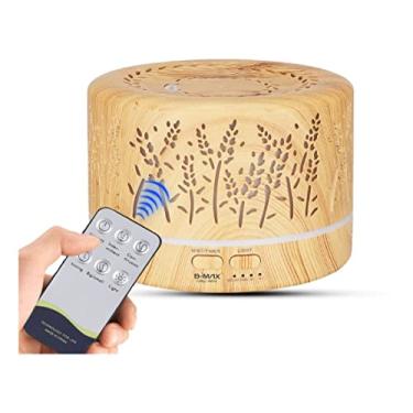 Imagem de Difusor Aromatizador Ambiente Para Oleo Essencial 700ml - Flores Bmax 9 ( Marrom Claro )