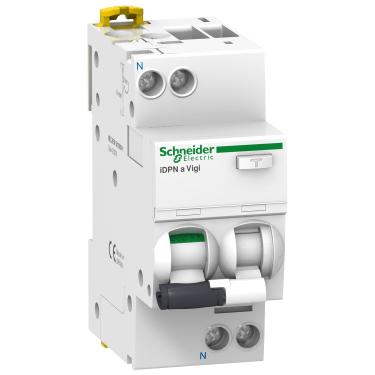 Imagem de Disjuntor DR 1P+N 10A/30mA AC 240V A9D34610 – Schneider