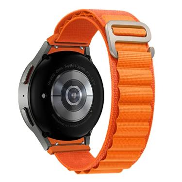 Imagem de Pulseira de Nylon Ridge Exclusiva com Presilha alpina marca 123smart compatível com Galaxy Watch 4 Watch 5 Watch 6 Watch 7 40mm 42mm 43mm 44mm 45mm 46mm 47mm