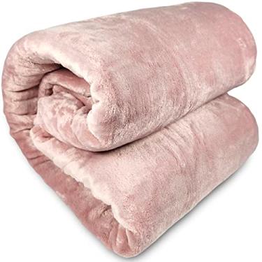 Imagem de Cobertor Queen Corttex Lumini Super Soft Alta Gramatura 300g Manta Microfibra Poliéster Toque Seda - Coberta Colcha (Rosa Rosé)