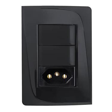 Imagem de Kit Espelho Completo + Tomada 10A + Interruptor 10A 2X Pezzi