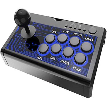 Imagem de 7 em 1 Arcade Fighting Wired Joystick para Switch / PS4 / PS3 / Xbox / Pc / Android