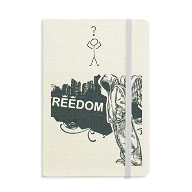 Imagem de Caderno de interrogação Hip-Hop Freedom Religion Angel Pattern Diary A5