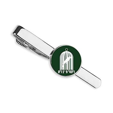 Imagem de Barcode Shopping Scanning Birdcage Gravata clipe de gravata homem de negócios