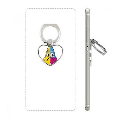 Imagem de Suporte de anel de celular colorido do universo e alienígena com suporte universal