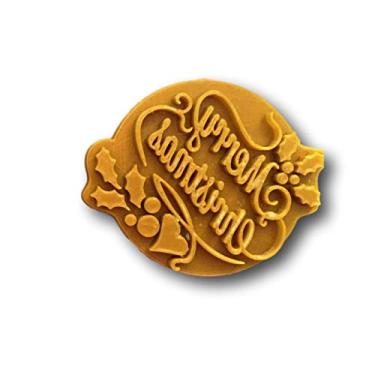 Imagem de Merry Christmas Fondant Embosser, carimbo, cortador de biscoito