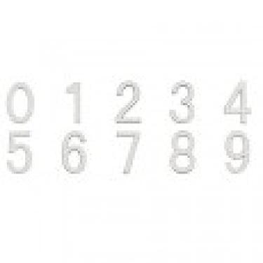 Imagem de Algarismo Número 2 p/Porta Cromado Italy Line C3165 2 CR