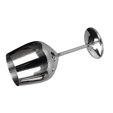 Imagem de KESOTO Taça de vinho de aço inoxidável reutilizável inquebrável taça de champanhe 500 ml - Prata