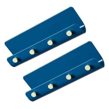 Imagem de Cabilock 2 Pçs Ganchos De Casaco Com Prateleira Prateleiras De Montagem Parede Suporte De Artigos Diversos Suporte De Parede Gancho De Montagem Parede Rack De Roupas Prateleira De