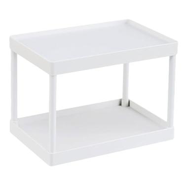 Imagem de STOBAZA 1Pc Rack De Armazenamento Prateleiras De Armazenamento Branco Suporte De Prateleira Do Banheiro Prateleira Do Banheiro Organizador Mesa De Toalete Multifuncional Rack Organizador