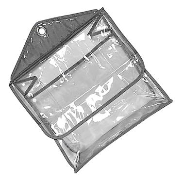 Imagem de LAPYAPPE Roupas de poliéster, bolsas transparentes para lembrancinhas, bolsa de pendura...