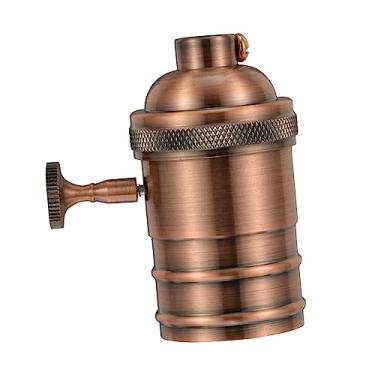 Imagem de Angoily Suporte De Lâmpada Retrô Lustre Vintage Pingente De Cerâmica Plugue De Luz Tomada E27 Lâmpada Soquete De Luz De Teto Soquete De Lâmpada Suporte De Luz Durável Adaptador De