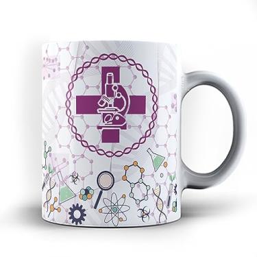 Imagem de Caneca xicara Biomédico profissão Biomedicina Biomédica 23 (Rosa)