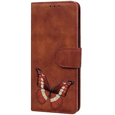 Imagem de HUANGTAOLI Capa de telefone com fecho magnético de couro PU para Xiaomi Poco F5 Pro 5G,...
