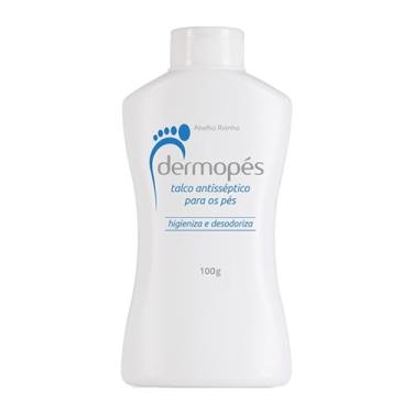 Imagem de Talco Antisséptico Para Os Pés Higieniza e Desodoriza Dermopés Abelha Rainha 100g