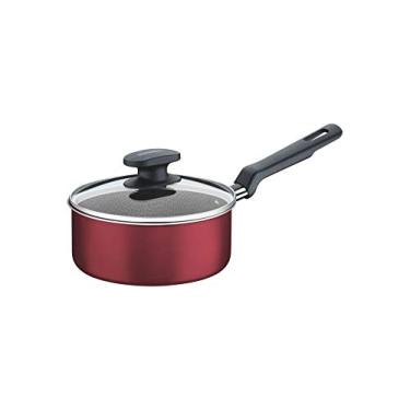 Imagem de Caçarola Em Alumínio Com Revestimento Interno Antiaderente Starflon T1 Ø18cm Tramontina Vermelha