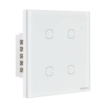 Imagem de Interruptor Smart Wifi Touch Branco Ews 1004 Intelbras