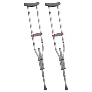 Imagem de Par Muleta Axilar 3 Em 1 Ajustável Em Alumínio 130kg Hidrolight