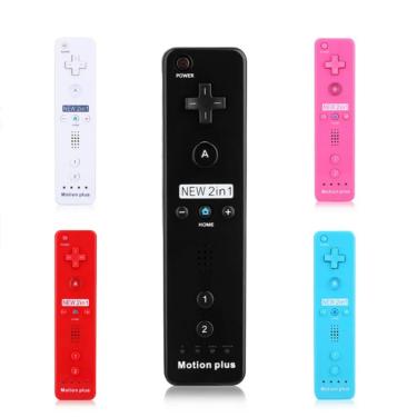 Imagem de Controle Remoto Sem Fio para Nintendo Wii  Nunchuck  Joystick  Joypad  Built-in Motion Plus  Joypad
