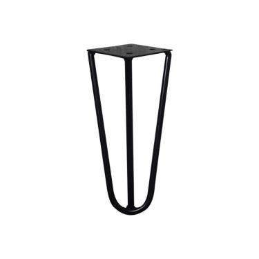 Imagem de Pé De Metal 15 Cm Hairpin Legs Mesas De Centro Puffs Preto
