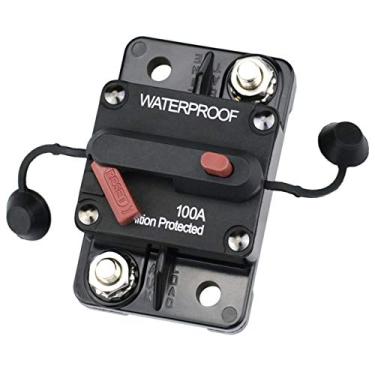 Imagem de Cllena Disjuntor de 100 Amp com redefinição manual de 12 V – 48 V CC para carro, trailer, caminhão, motorhome, sistema de áudio estéreo automotivo, guincho de motor de rolagem