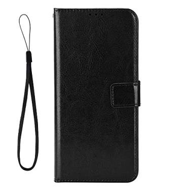 Imagem de Caso para Oukitel C35,Design de pé Leather Flip Case com slots de cartão de carteira