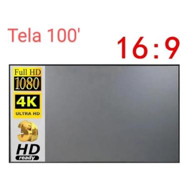 Imagem de Tela de projeção 100 polegadas