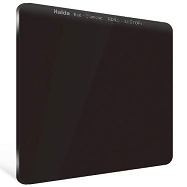 Imagem de Haida Diamante vermelho à prova de choque 150 mm ND4.5 32000x filtro ND vidro óptico de dupla resistência MC 15 paradas ND32000 150 HD4376