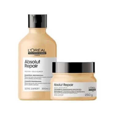 Imagem de Kit L'Oréal Professionnel Serie Expert Absolut Repair Gold Quinoa - Shampoo e Máscara-Unissex