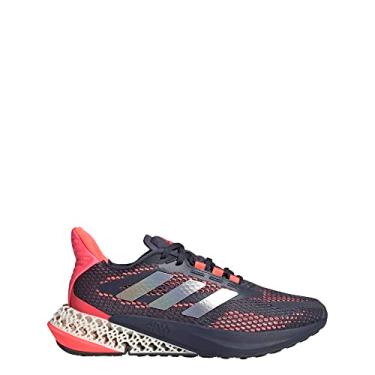 Imagem de adidas 4DFWD 2 Tênis de corrida feminino, Azul-marinho/prata metálico/turbo, 35