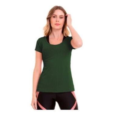 Imagem de Camiseta Smart Air Nadador Best Fit Verde Musgo-Feminino