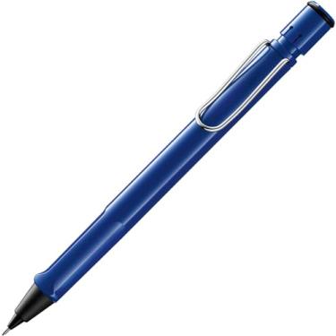 Imagem de LAMY Azul safári - Lapiseira com aderência ergonômica e corpo feito de plástico ASA robusto - ideal para desenhar e escrever - incluindo refil de linha fina LAMY M 41 de 0,5 mm e ponta de borracha