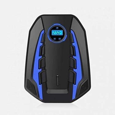 Imagem de Bomba de ar elétrica para bicicleta, portátil, dc 12v, bomba de ar elétrica, inflador de pneus digital, carro e outros infláveis