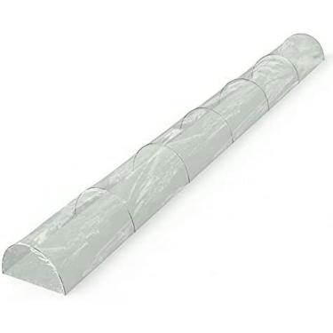 Imagem de O pe transparente cresce o túnel, mini túnel do crescimento do velo para jardins, estufa do túnel do arco protege as plantas jovens colheitas vegetais