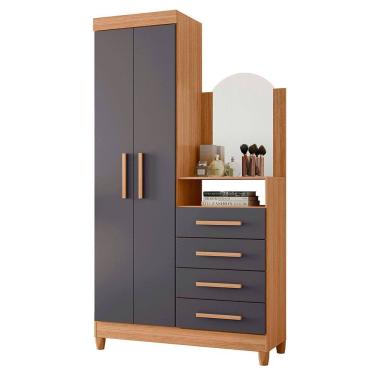 Imagem de Cômoda Capri com Cabideiro e Espelho Albatroz
