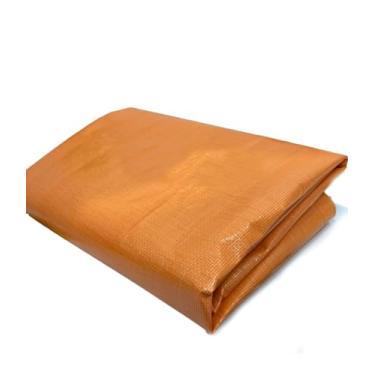 Imagem de Lona Leve 4x7 Forte Impermeável Multiuso 300 Micras 7x4 (LARANJA)