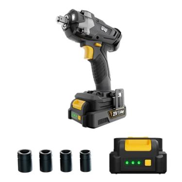 Imagem de WAP Chave de Impacto à Bateria 1/2" 21V K21 CH01, com 4 Soquetes de Encaixe Quadrado, 350Nm 21VDC