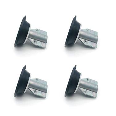 Imagem de Kit de reparo de carburador compatível com EX-400 KLE500 KLX250 EL250 KLE 250 500 Vulcan Vn1500 Vn 1500 GPZ900R peça de diafragma de êmbolo (4 peças)
