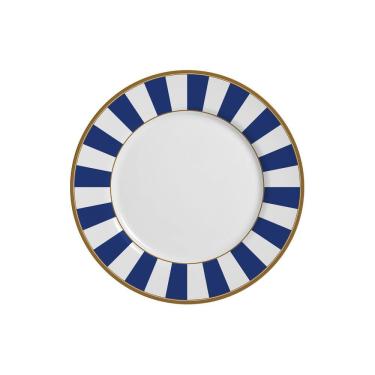 Imagem de Conjunto com 6 Pratos de Sobremesa Stripe Azul Ø21cm